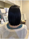 ◎大人可愛い！髪質改善ストレートパーマ×切りっぱなしボブ