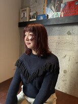 ベシック(VECHIC)&nbsp;パツッと前髪ミディアムレイヤー