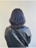 ハイトーンカラー×ミディアムレイヤーボブ