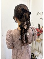 ボタン ハカタ(VOTAN hakata) 【votan sanae】ポーニーテール/結婚式ヘア/ヘアセット