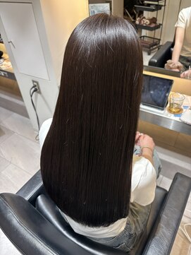 ジアン(GIEN) アイロンなしでもまとまるストレート♪♪@田中