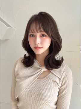 ロンド クラン 岡崎(Lond Clan) 大人かわいい外はね×ブラウンカラー