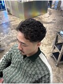 【MEN’S HAIR/サーフカール/刈り上げセンターパート/千葉】