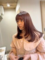 クローブ(CLOVE)&nbsp;ピーチピンク×顔周りレイヤー♪