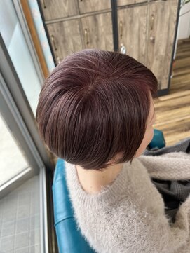 シュパーブ オリゾン(SUPERBE horizon) ショート/白髪を活かした透明感カラー