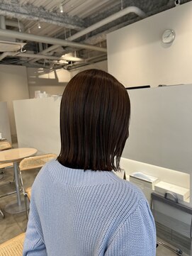ソア(soa) 丸くならないボブ/枚方美容室/大阪美容室