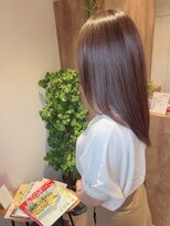 アミリー 成田美郷台店(Amily)&nbsp;透明感ヌーディーカラー美シルエット髪質改善縮毛矯正サラサラ