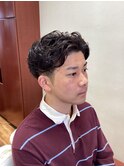 大人ナチュラルラフセンターパート