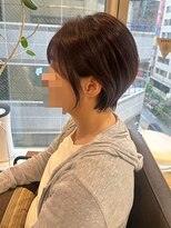 ヘアリゾート粋 ティガ 池袋店(tiga)&nbsp;ナチュラルショートレイヤー/ブラウン