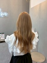 ジーナ  札幌大通(Zina)&nbsp;髪質改善＊ミルクティーブロンド＊韓国レイヤー＊Zina札幌大通