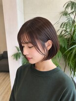 フゥカ 売市店(fuka)&nbsp;まとまる！大人可愛いボブ×チョコブラウン☆    八戸