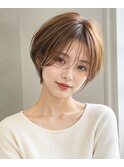 20代30代40代50代/ベージュカラー　ショートヘア