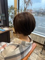ゴデーレ(GODERE) 白髪ぼかしハイライトミディアム顔周りカットミセスヘア