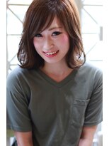 ラファンジュ ヘアー クレオ(Rohange hair Creo)&nbsp;【Creo】ショコラベージュ×エアリーミディ#フォギーベージュ