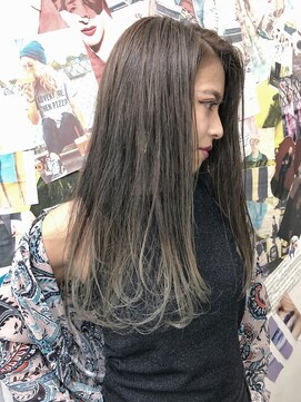 トロニー(TLONY) TLONY渋谷horiブリーチなしでつくるグレージュカラー