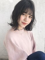 ルティア(Lutia) ボブディ 黒髪 無造作カール!