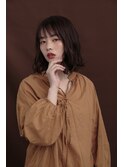 【yu-ma】 大人ボブ  ナチュラルウェーブ   A/W style