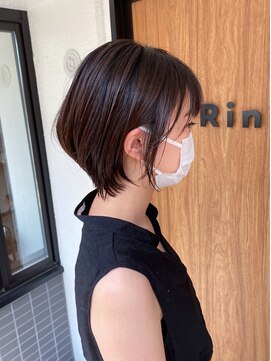 リンフ(Rinf.) 【Rinf.】えり足長めショートボブ