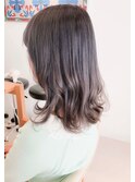 透明感カラーが可愛いラベンダーアッシュ