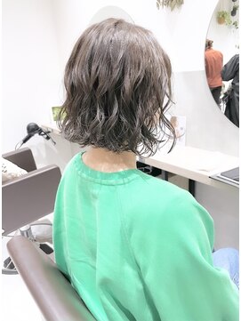 トマト(TOMTO) 【YUYA】ボブパーマ_コテ巻き風パーマ_クリームパーマ