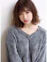 ラルジュ(large)&nbsp;【large】やわらかボブ/ピンクベージュ/結べるボブ