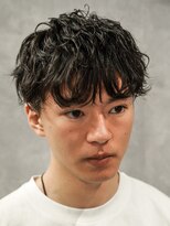 クロムトウキョウ ザ バーバー ネオン 新宿店(CHROM TOKYO the Barber ne/on)&nbsp;ラフウェーブマッシュ