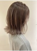 切りっぱなしボブ×くすみグレージュで大人な質感に★中村大輔