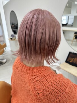 イト(ito.) ペールピンクボブ_チェリーブラウン_フェミニンロング