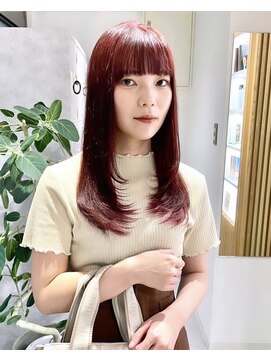 ムーン バイ ケンジ(moon by KENJE) 【hishida】＃暖色カラー #顔周りレイヤー #春カラー