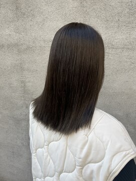 スイート ヘアデザイン(Suite HAIR DESIGN) ブリーチなし透明感オリーブグレージュカラー