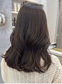 韓国風 前髪カット 艶髪 くびれ巻き サイドバング