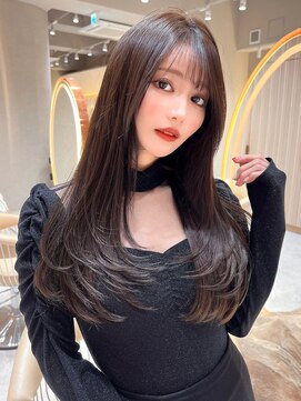 ロンド アンブル 四条烏丸(Lond ambre) 【五島巨幹】 レイヤーロング/エアリーロング/前髪/顔周り