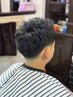 フェードカット＋お任せ限定アイロンテパーマ