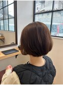 丸みボブ　ショートボブ　30代40代50代