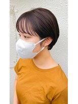 デビュー 沖縄泡瀬店(Debut)&nbsp;ベリーショート/ダークアッシュ/ニュアンスパーマ/韓国マッシュ