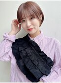 say.こなれミディ前髪イメチェンショートボブレイヤーハイライト