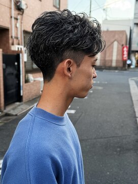 スウェル 柏店(Swell) #ベリーショート#ダークアッシュ#ニュアンスパーマ#韓国マッシュ