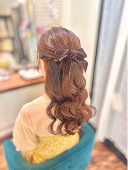 可愛いを作り出すヘアセットサロン♪日々のお出かけ～晴れの日まで幅広く対応致します