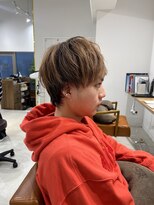 ネイロ 錦糸町(NeiRo)&nbsp;アッシュブラックカルマパーマベリーショートダークアッシュ