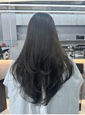大人っぽラフレイヤー+暗髪グレージュ