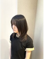 チャコレ パーチ 北千住店(Chacolle perch)&nbsp;丸みレイヤー×ナチュラルストレートミディアム