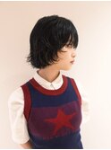 レイヤーボブとパーマ