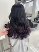 グラデーションカラーバレイヤージュインナーカラー　ryota