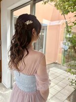 クロエ バイ ラヴィズム 新潟ビルボードプレイス2店(CLOE by LUVISM)&nbsp;ハーフアップアレンジ