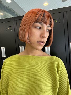 アンブレラカラー&ミニボブ