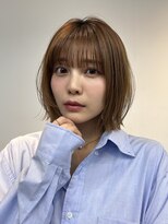 サンドイエナ 横浜店(sand yena)&nbsp;ボブディオリーブベージュ髪質改善縮毛矯正フェイスレイヤー