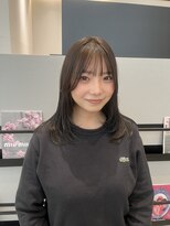 ケーツー 谷町(K-two)&nbsp;柔らかオリーブベージュ×レイヤーカット