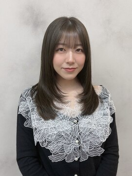 エルフレームバイワンラヴェスト(L'FLAME by one Lovest) 顔周りレイヤー/ダブルカラー/髪質改善/ケアブリーチ長野駅前