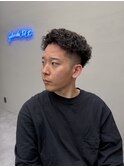 メンズスパイキーツイストパーマ