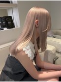 19086_髪質改善ミルクティーベージュレイヤーハッシュカット